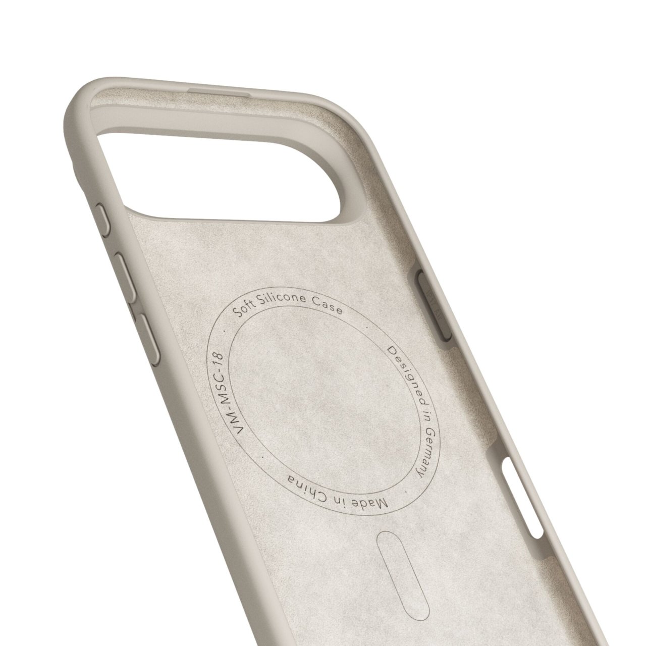 Vonmählen Soft Silikon Case für iPhone Air Cream iPhone Air Silikon