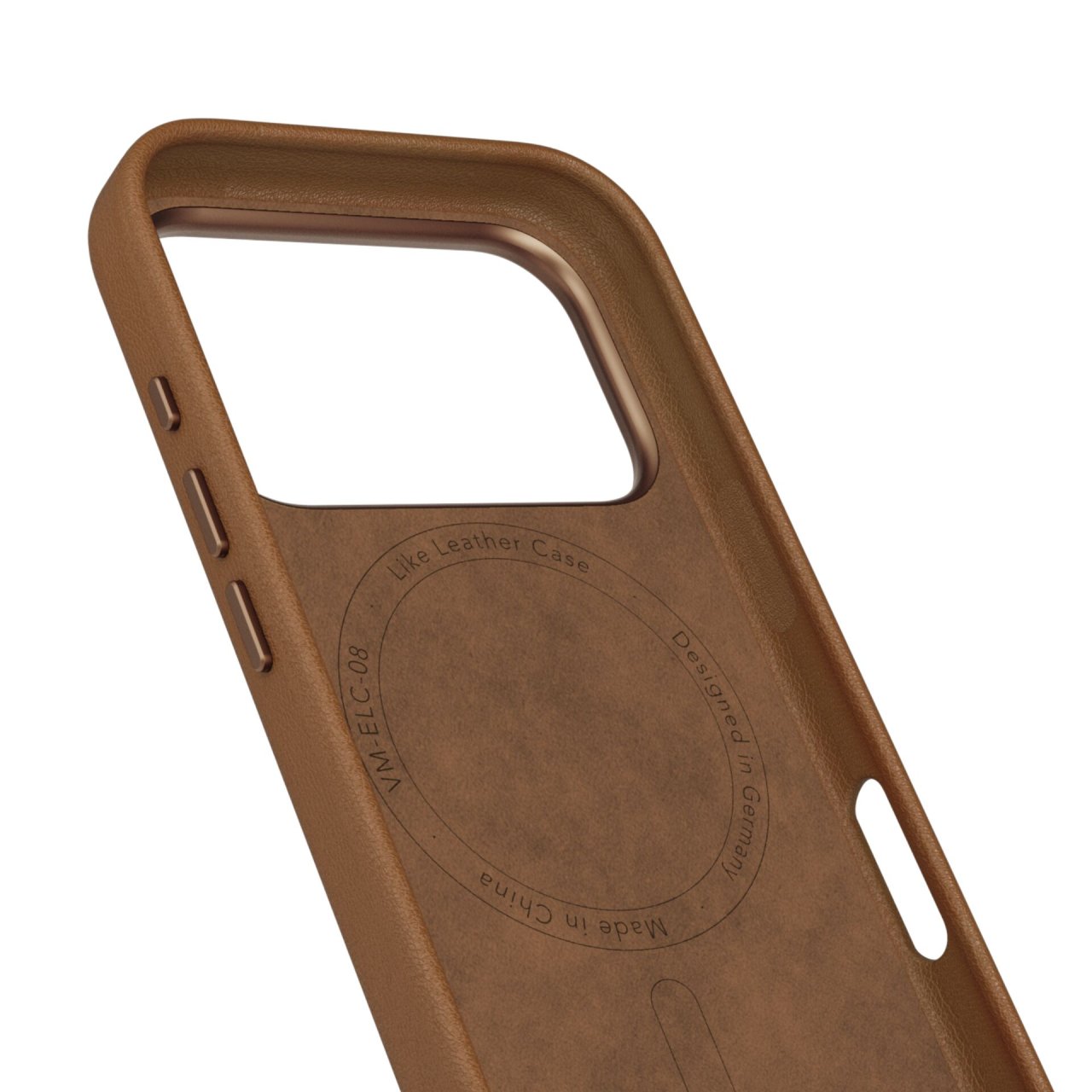 Vonmählen Vegan Leder Case für iPhone 17 Pro Braun iPhone 17 Pro Lederimitat