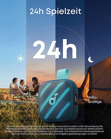Anker Soundcore Boom Go 3i Blau Kabellos