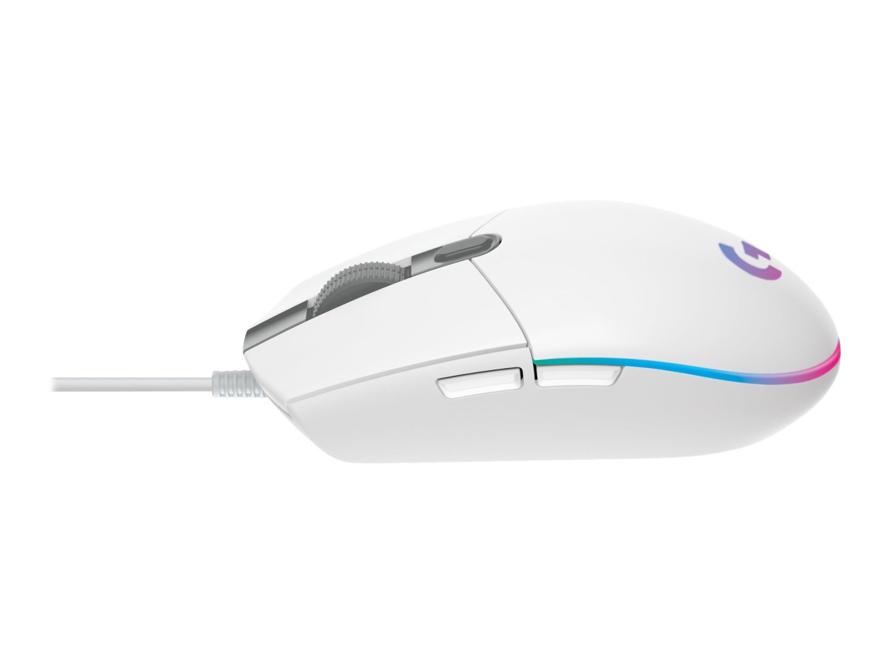 Logitech G203 Gamingmaus Weiß USB-A Kabelgebunden