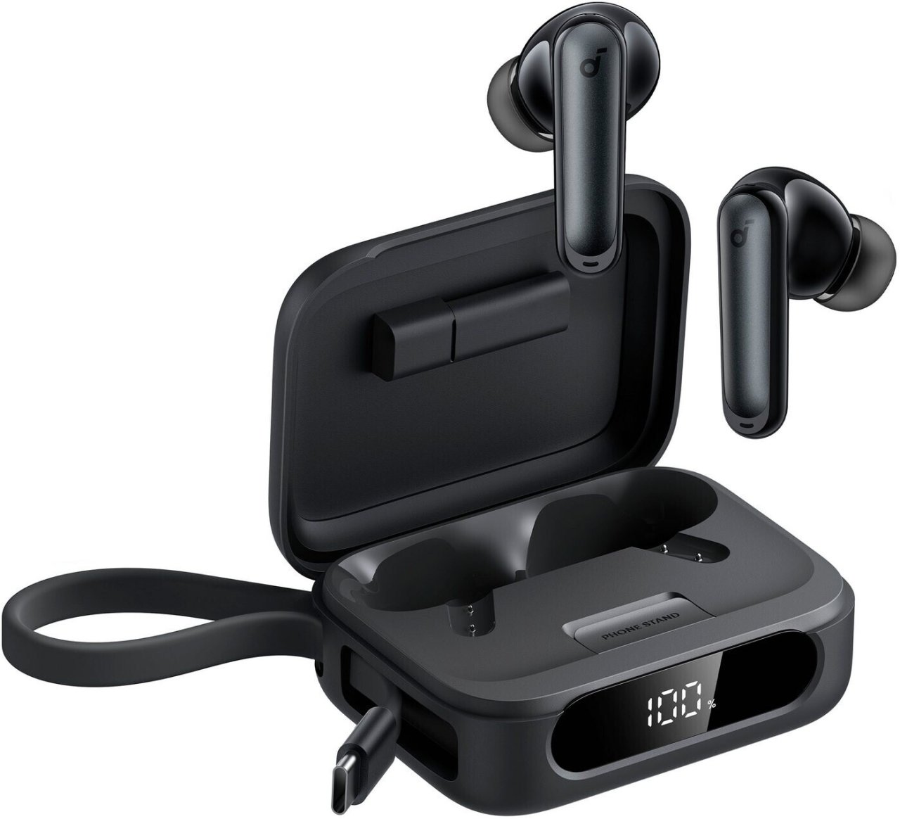Soundcore P41i (MFi) In-Ear Kopfhörer mit integr. Powerbank Schwarz In-Ear Kabellos