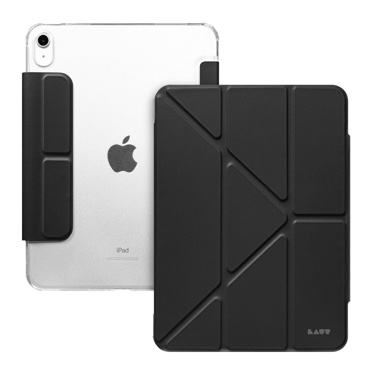 LAUT HUEX Folio Case für iPad 11" (A16) / iPad 10.9" (10. Gen) Schwarz iPad 10,9" iPad 11" Polycarbonat