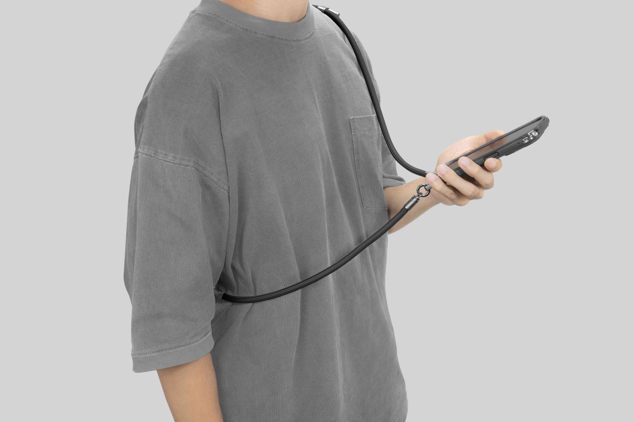 Laut ADAPTA-LOOP Handykette Schwarz