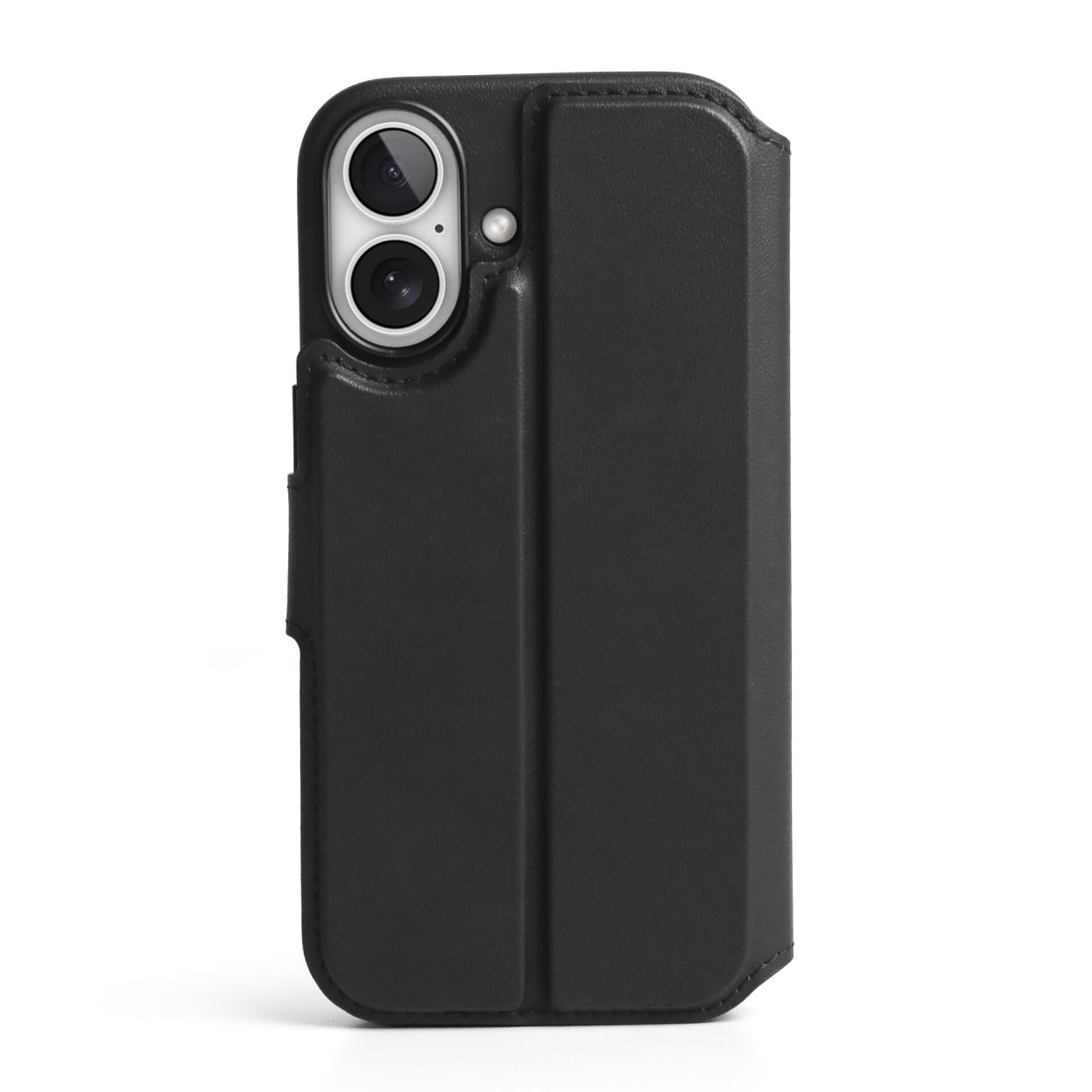Vonmählen Vegan Leder Folio für iPhone 17 Schwarz iPhone 17 Lederimitat