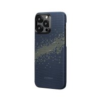 Pitaka Fusion Weaving MagEZ Case 4 für iPhone 15 Milky Way Galaxy