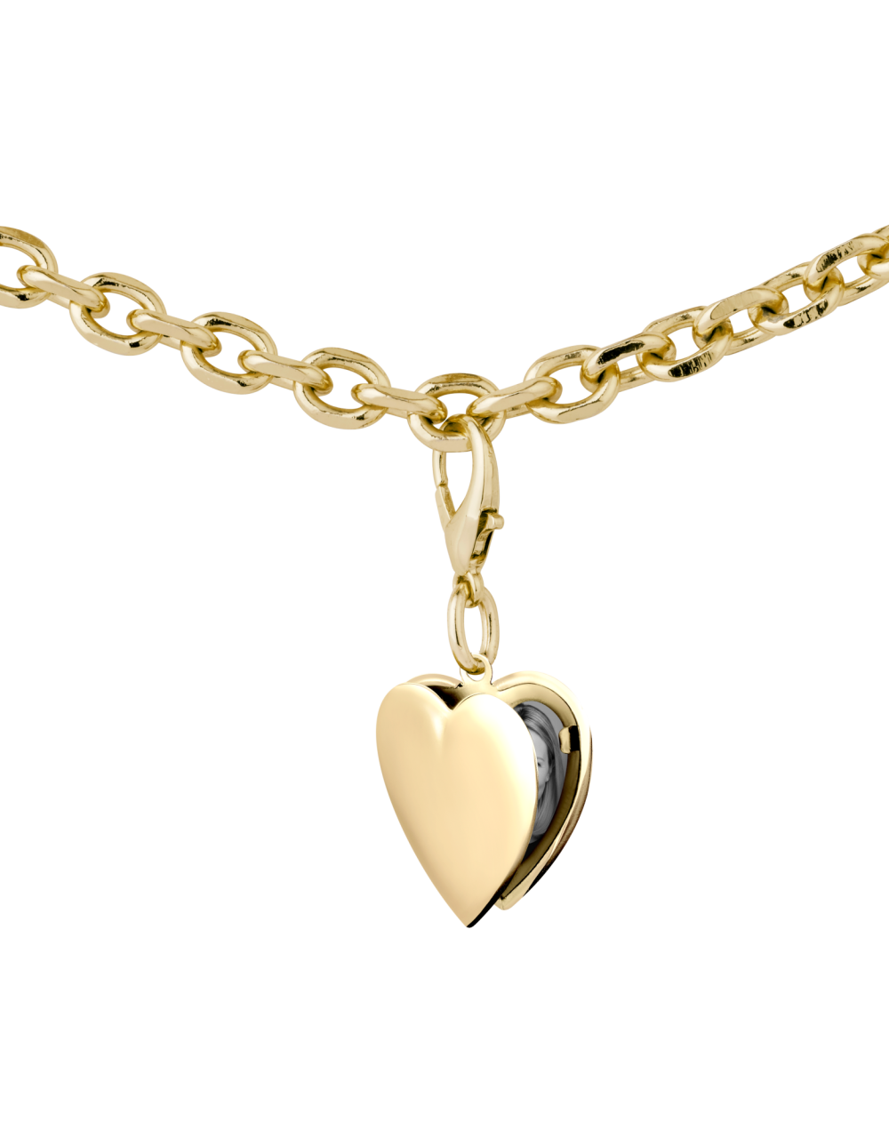 Ideal of Sweden Charm Gold Heart Locket