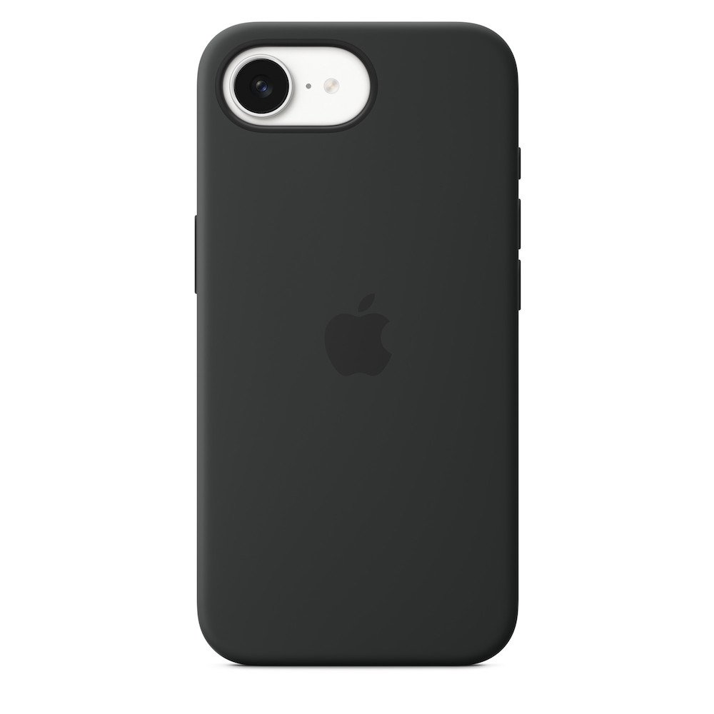Apple iPhone 16e Silikon Case Schwarz iPhone 16e Silikon