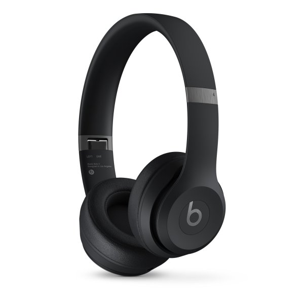 Beats Solo 4, Wireless On-Ear Kopfhörer, Mattschwarz