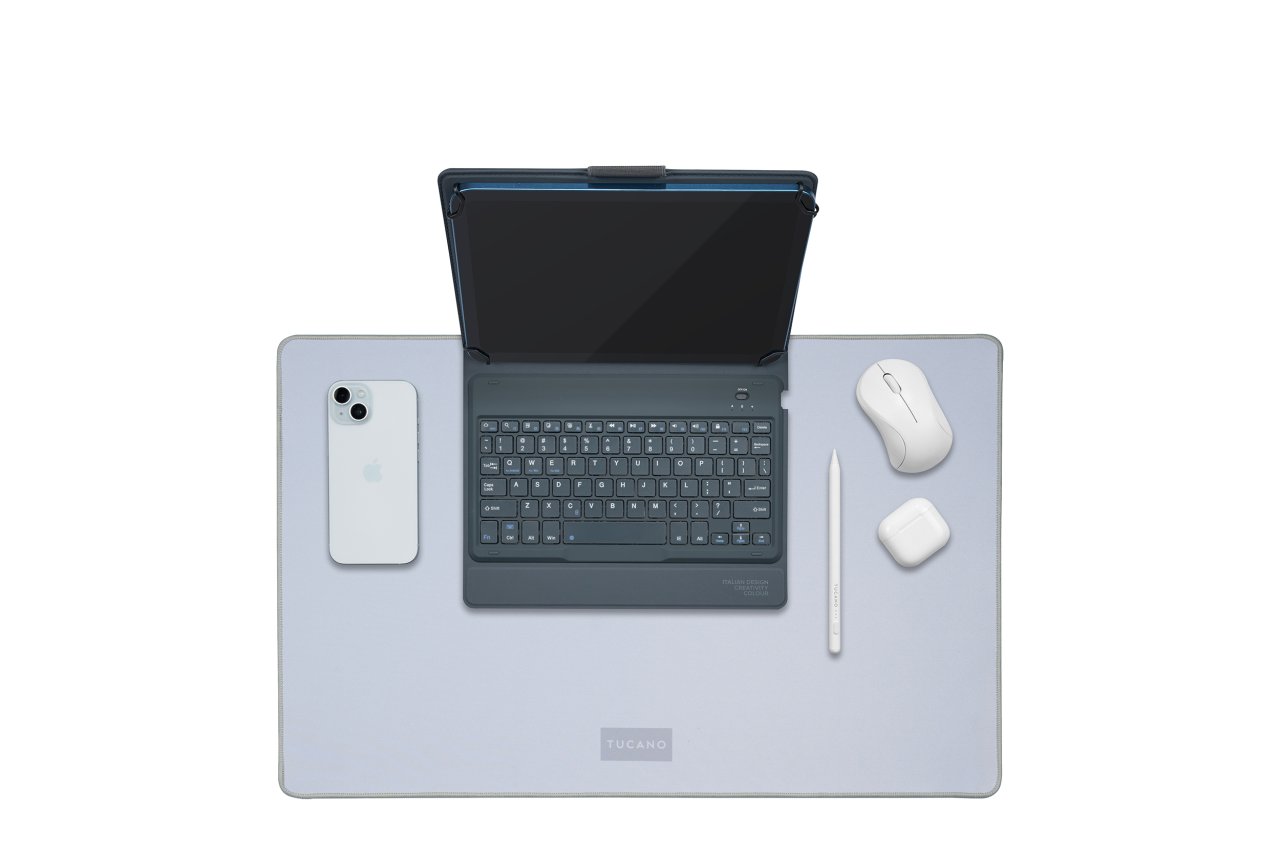 Tucano One Desk Mat Silber