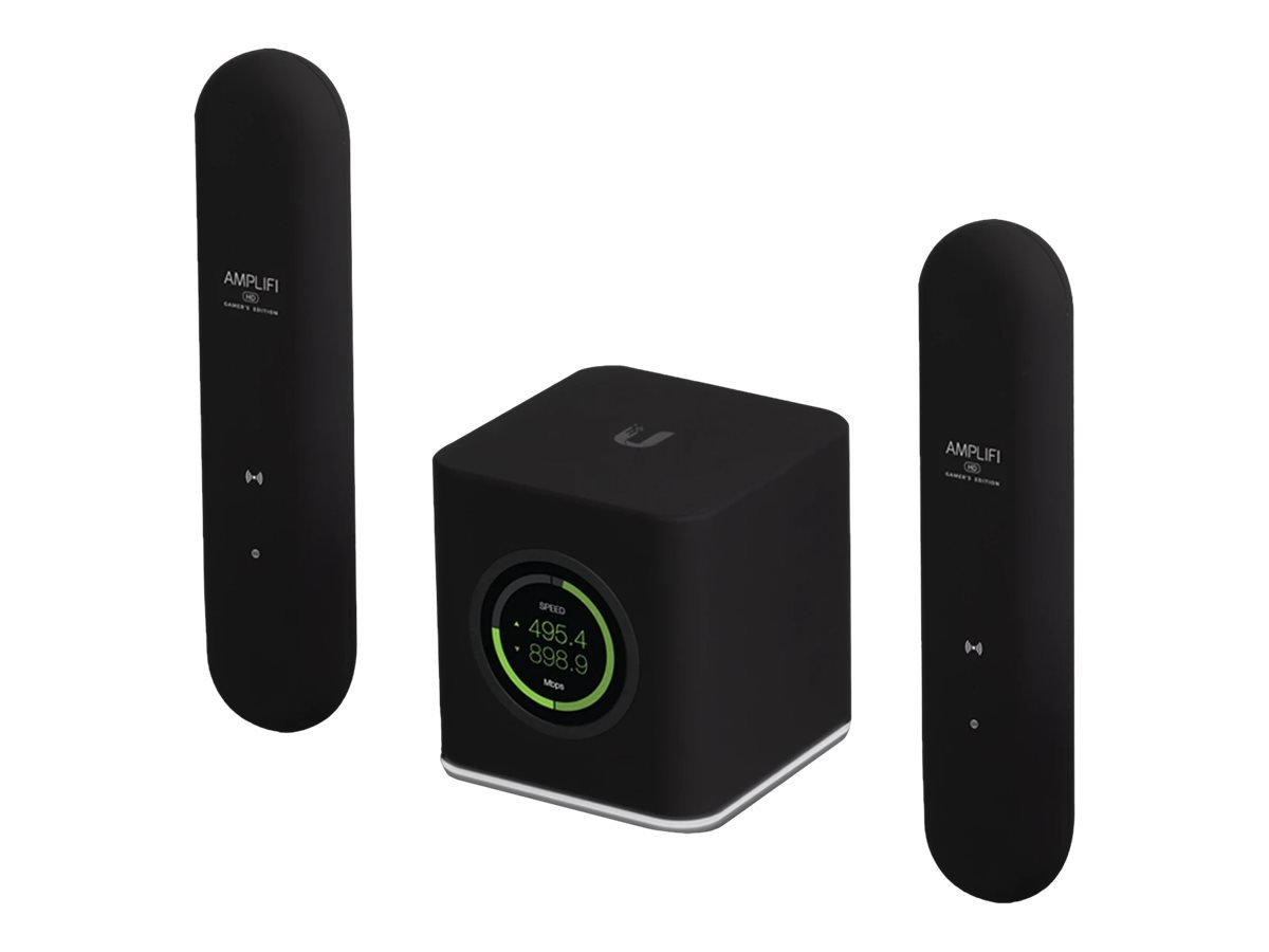UbiQuiti AmpliFi AFi-G, Gamer's Edition, WLAN-System, Router, 2 Extender, Schwarz – Zustand: sehr gu