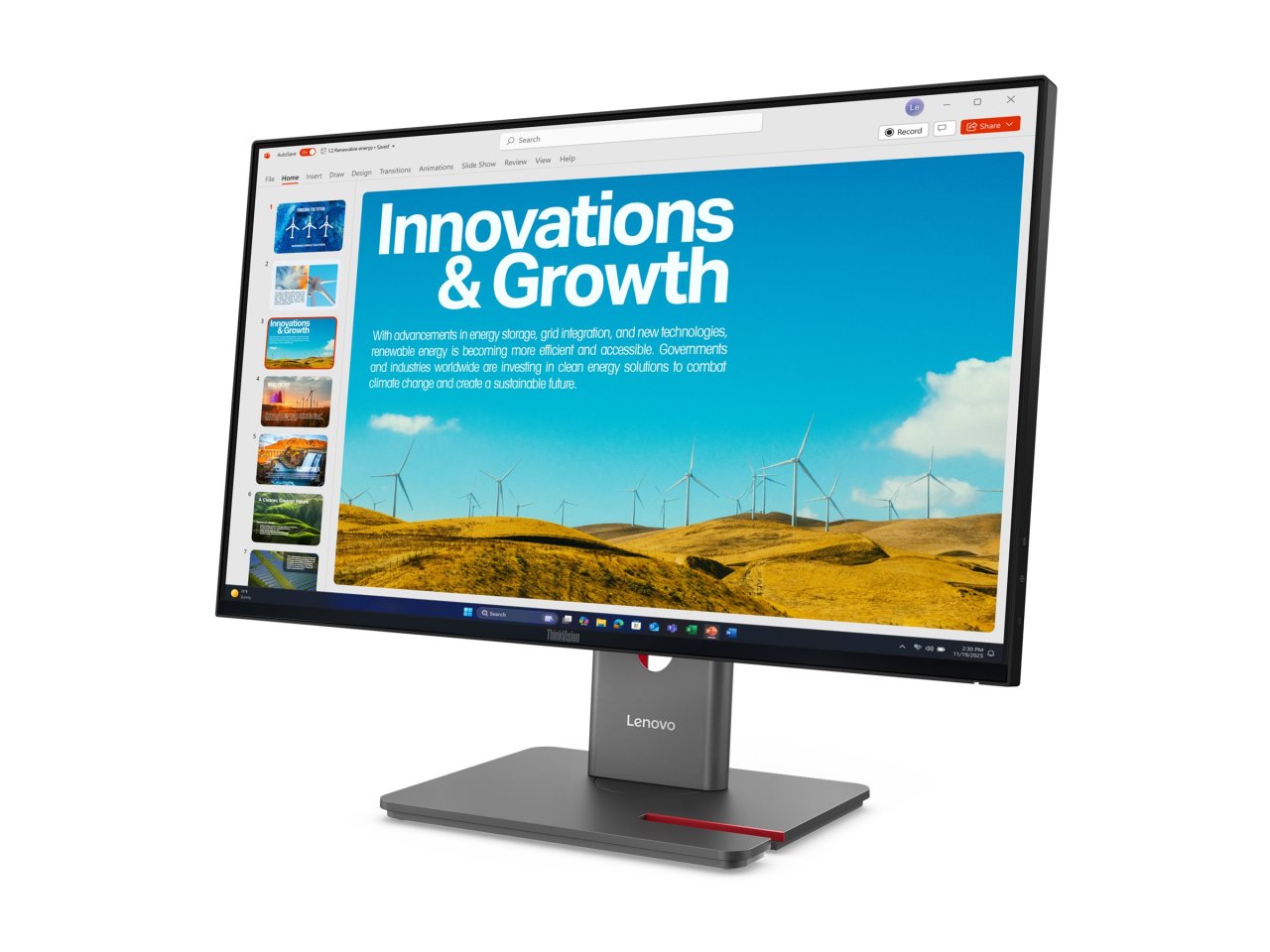 Lenovo ThinkVision P24QD-40 24" LED Monitor