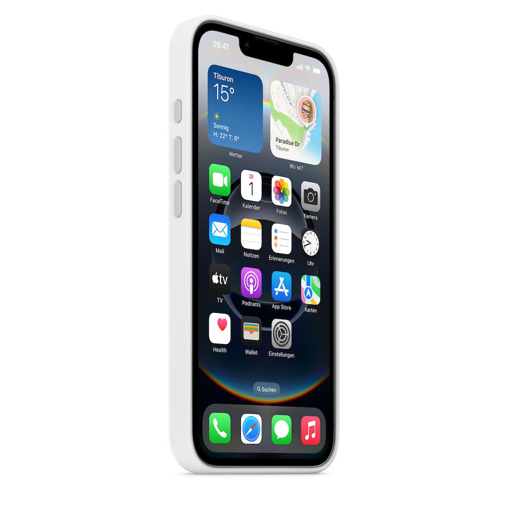 Apple iPhone 16e Silikon Case Weiß iPhone 16e Silikon