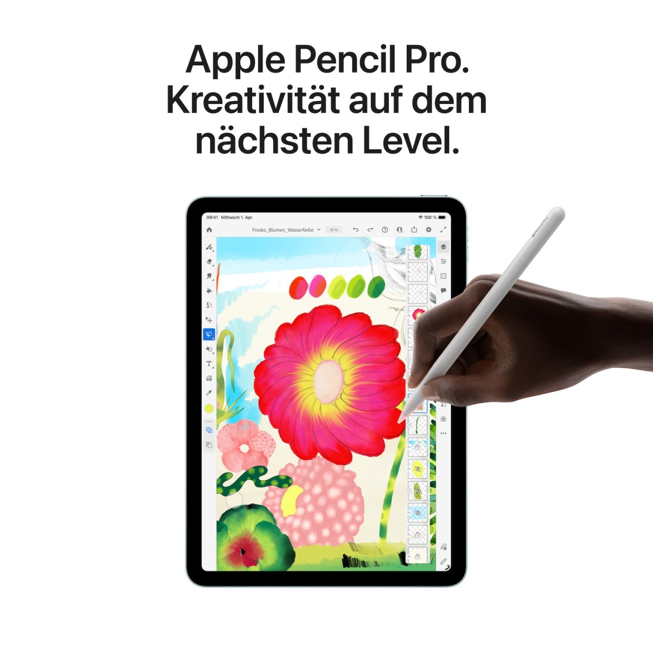 iPad Air 13" (M4) Blau 13" 512GB 15 - 45 W USB PD Wi-Fi