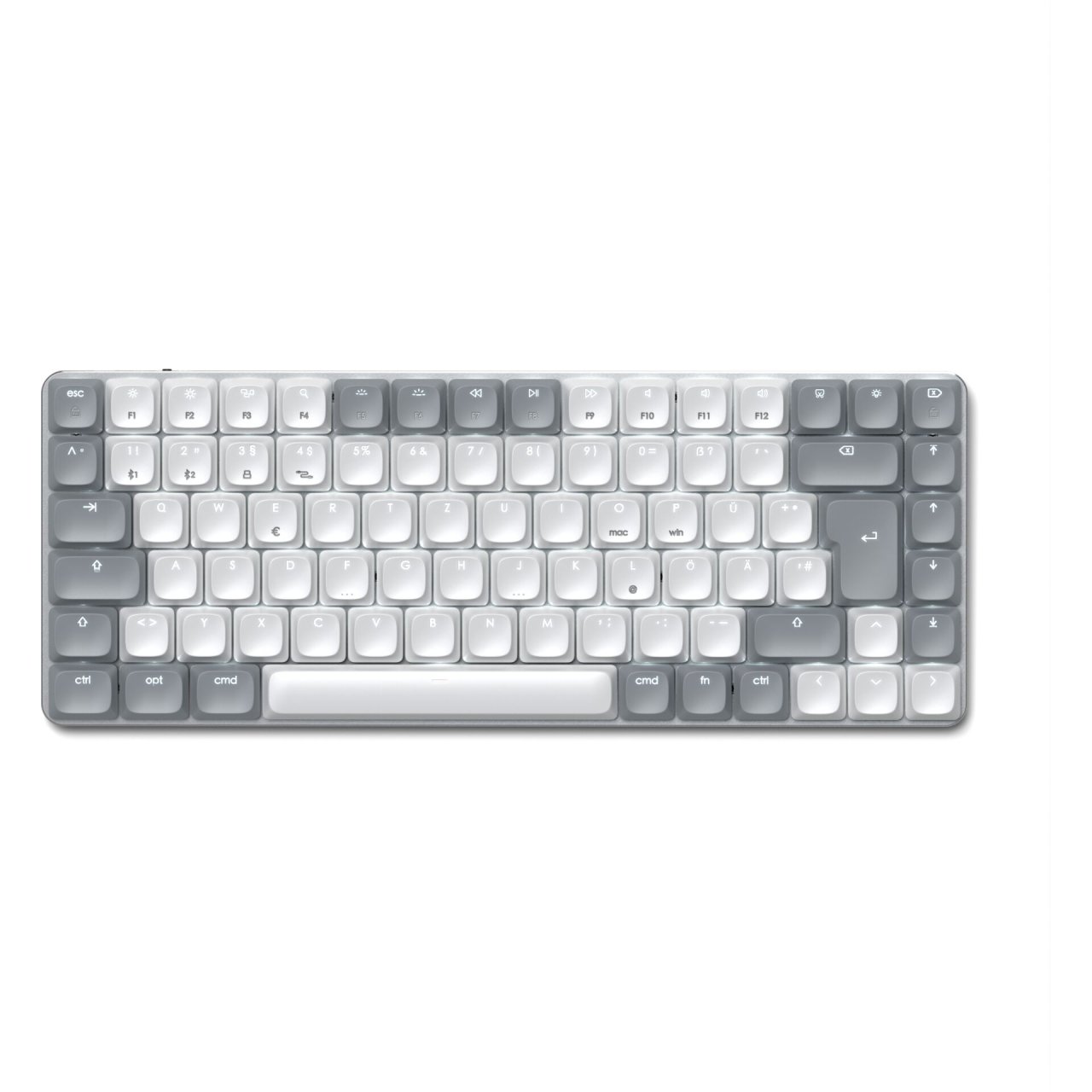 Satechi SM1 Slim Mechanical Backlit Tastatur Hell Deutsch Bluetooth