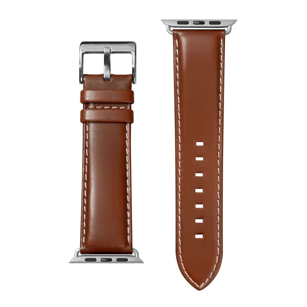 Laut Oxford Lederarmband Braun 38mm 40mm 41mm 42mm (Series 10) Leder