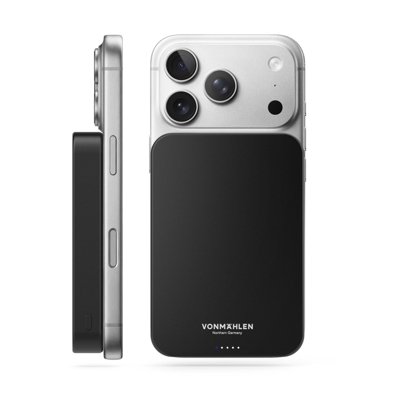 Vonmählen Evergreen Mag QI2 Powerbank Schwarz USB-C 10.000mAh