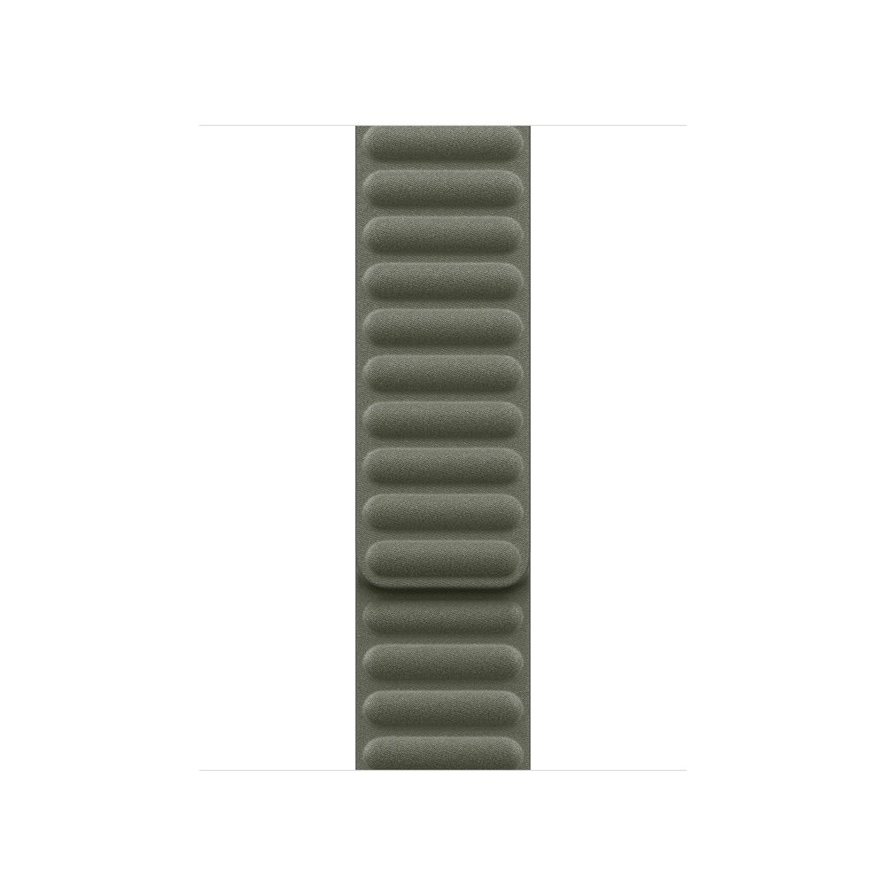 Apple Armband mit Magnetverschluss Silbergrau 42mm (Series 10/11) M/L (140-180 mm Umfang) Lederimitat