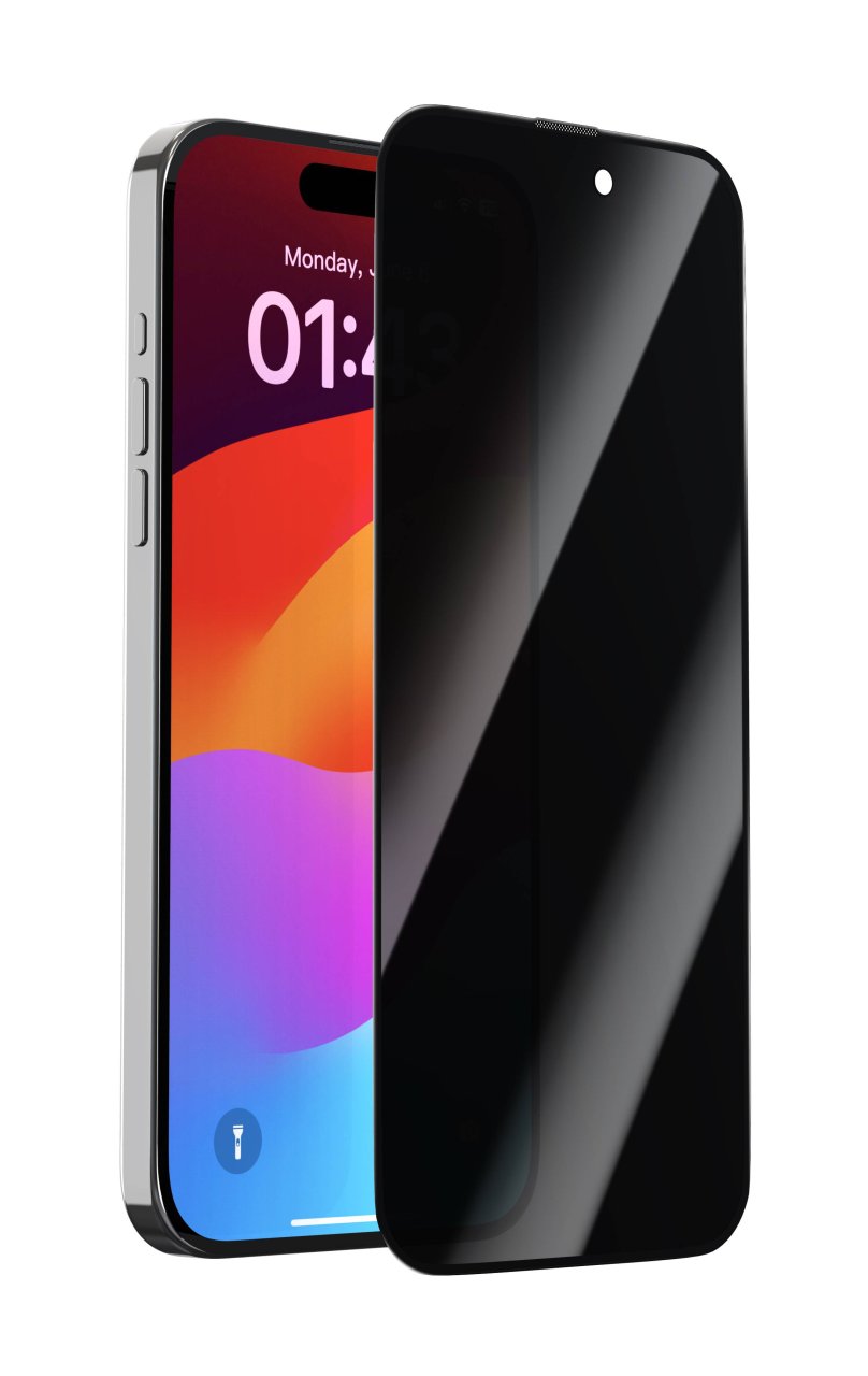 Comma Privacy Displayschutzglas für iPhone 15 Pro