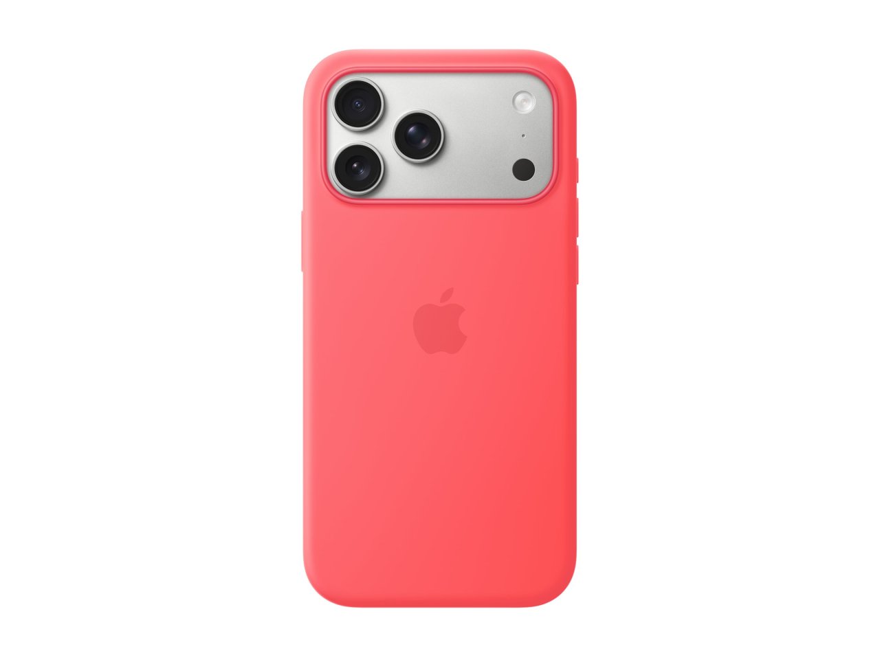 Apple iPhone 17 Pro Max Silikon Case mit MagSafe Guavepink iPhone 17 Pro Max Silikon