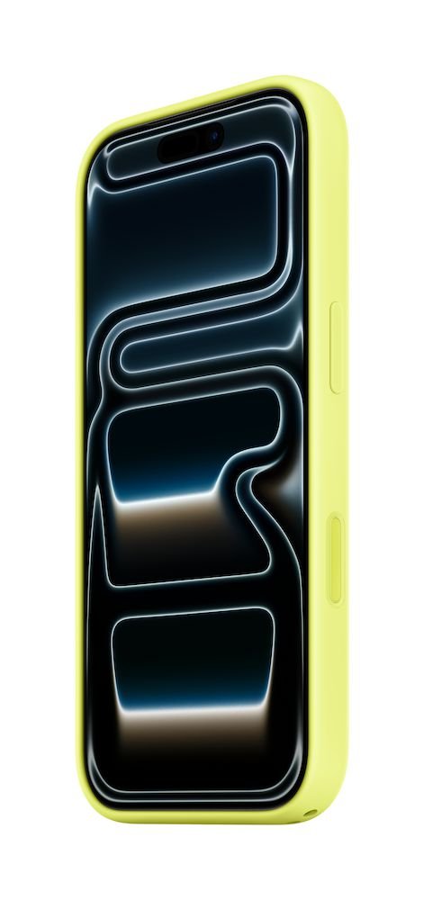 Apple iPhone 17 Pro Silikon Case mit MagSafe Neongelb iPhone 17 Pro Silikon