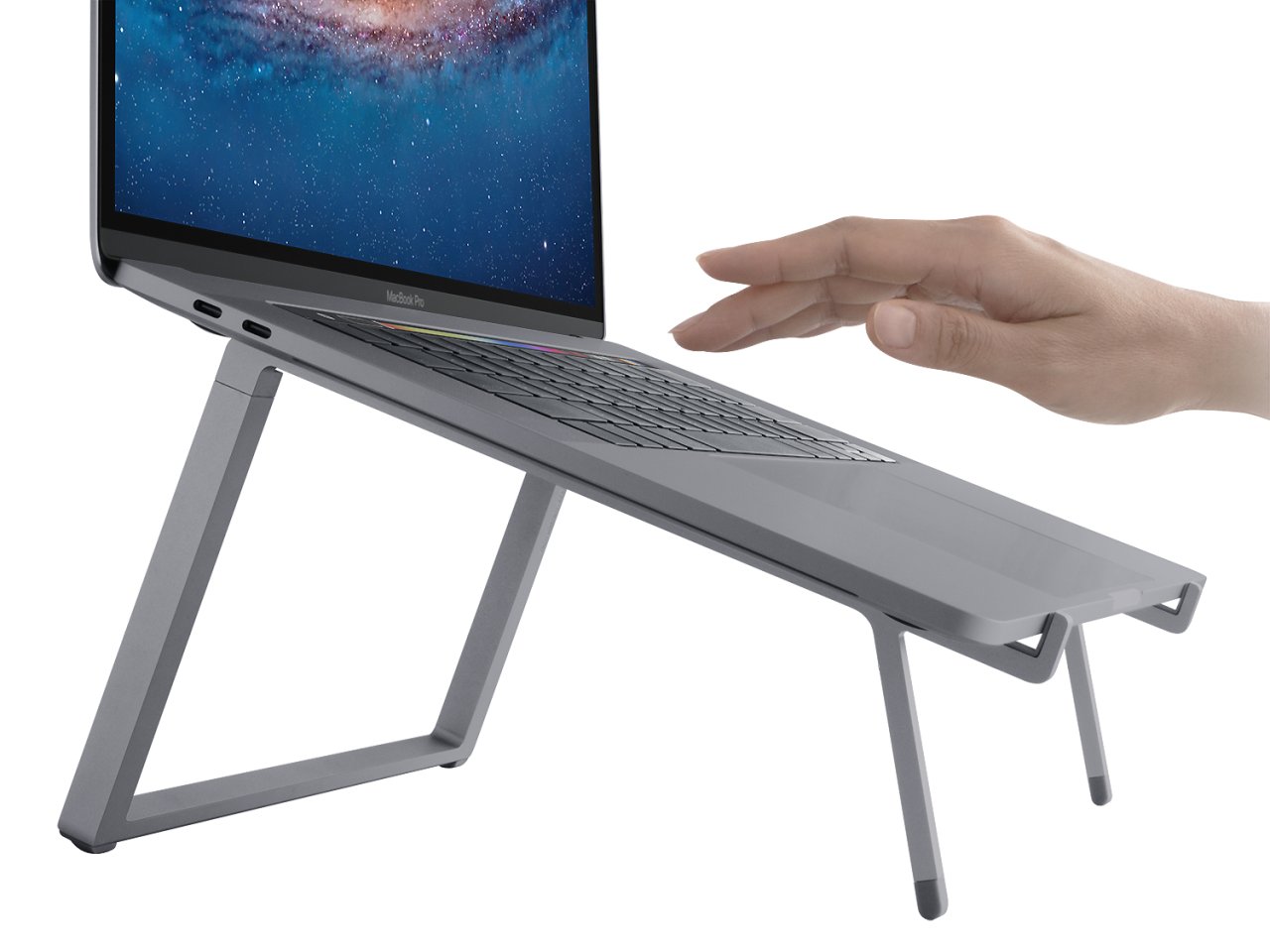 Rain Design mBar Pro+ faltbarer Notebook-Ständer Space Grau