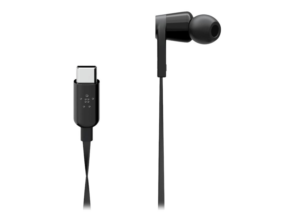 Belkin ROCKSTAR Kopfhörer Schwarz USB-C In-Ear Kabelgebunden