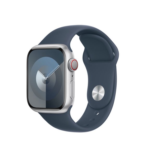 Apple Sportarmband Sturmblau, 38/40/41/42mm (Series 10/11), S/M, Kunststoff