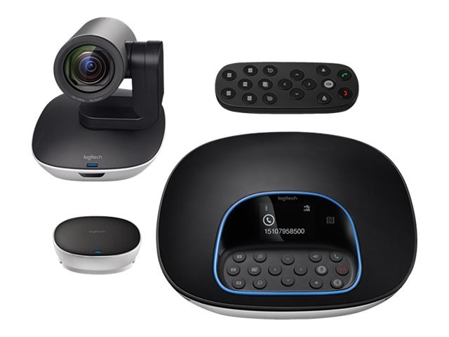 Logitech Group, Kit für Videokonferenzen, Schwarz