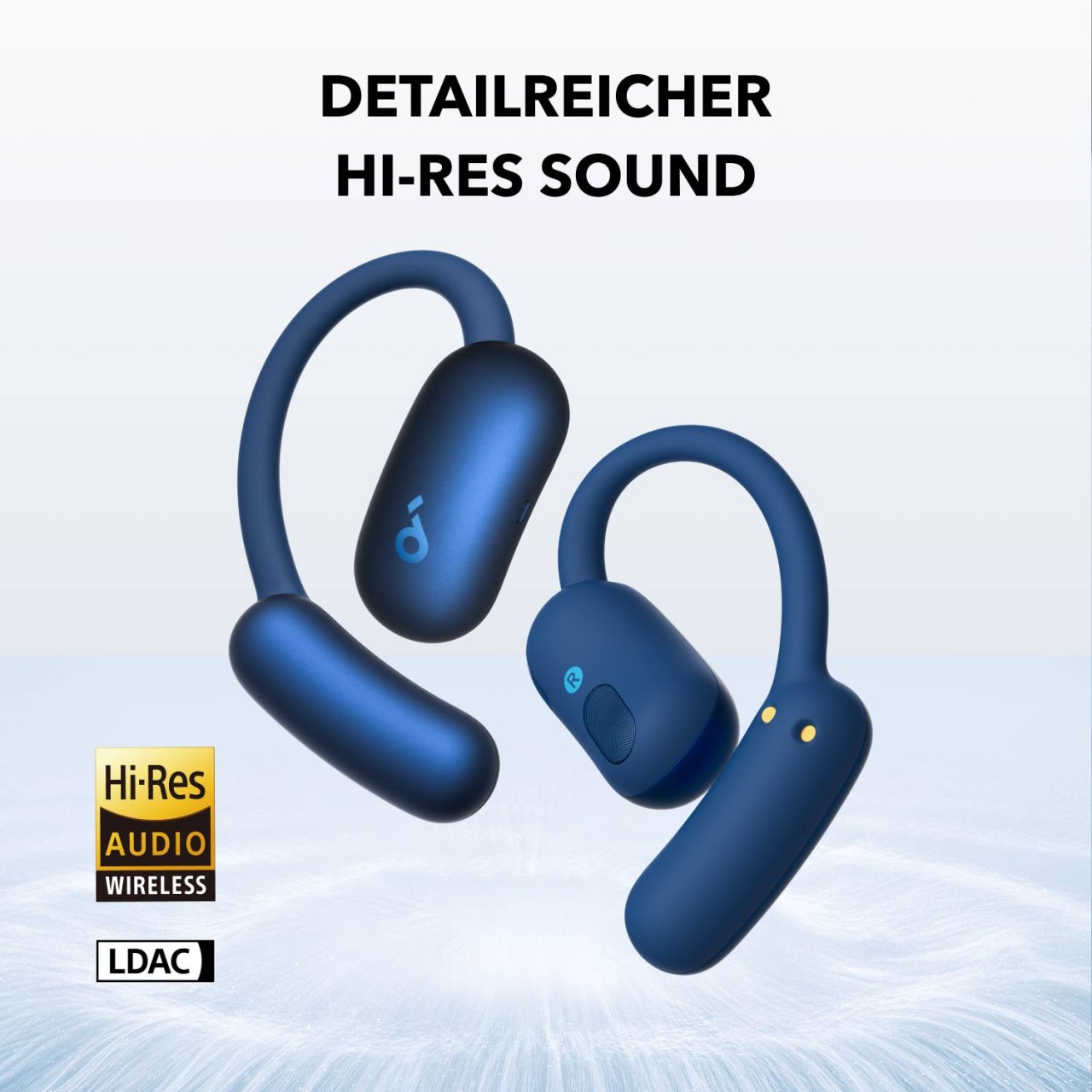Soundcore AeroFit 2 Kopfhörer Blau Open-Ear Kabellos