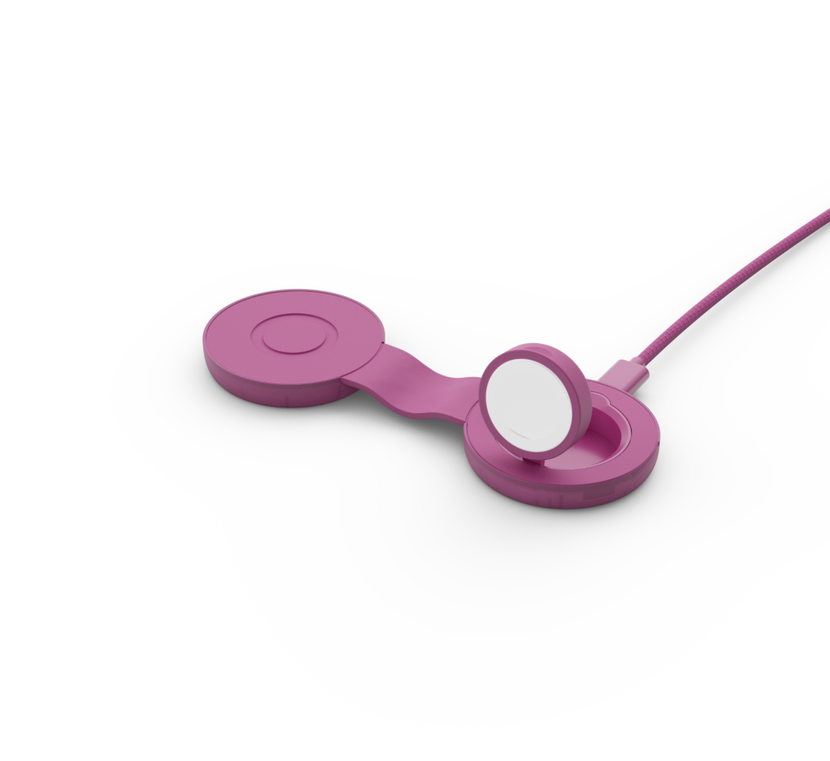 Twelve South Butterfly SE Qi2 Charger (2 in 1) Fuchsia 25W 2 in 1