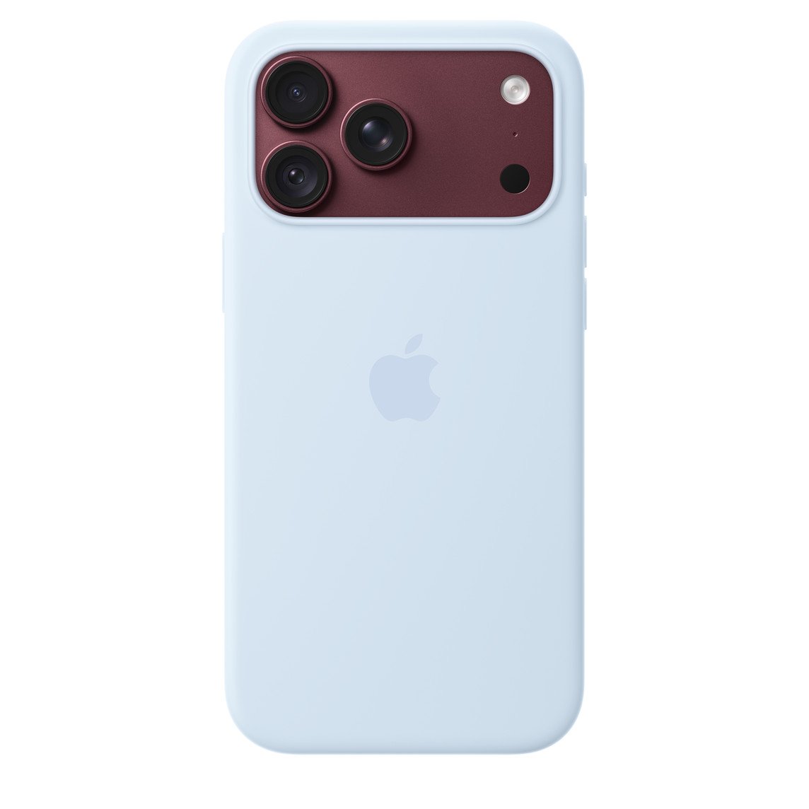 Apple iPhone 18 Pro Max Silikon Case mit MagSafe Klarblau iPhone 18 Pro Max