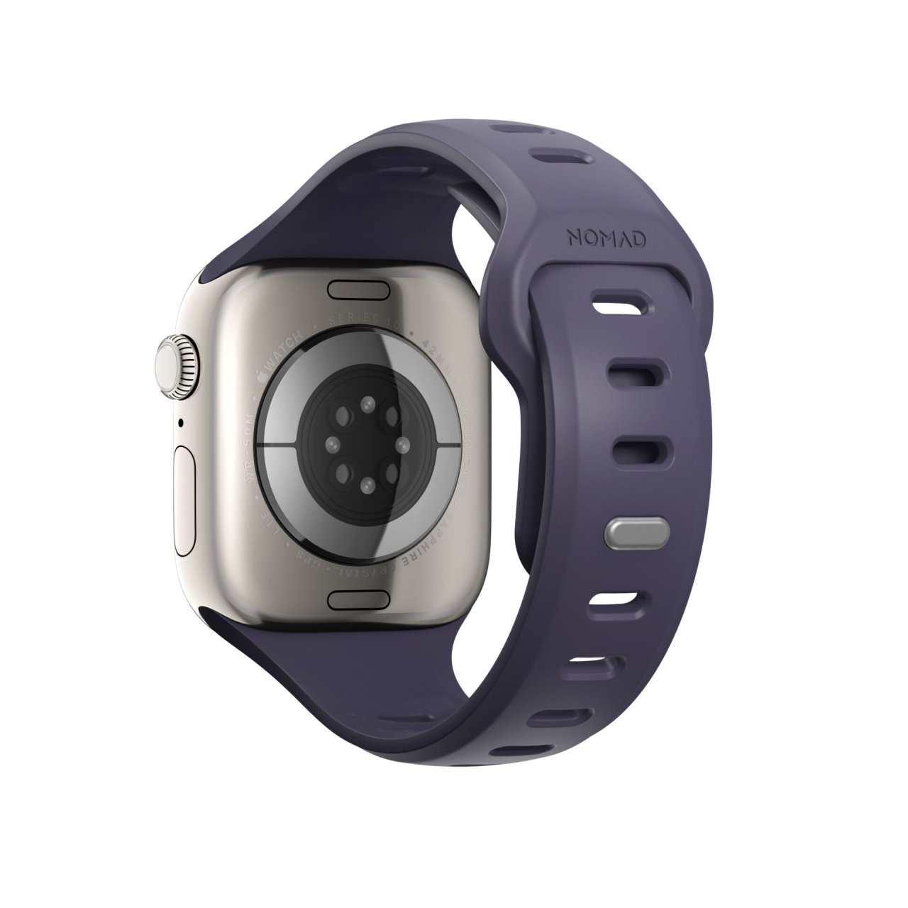 Nomad Tempo Band für Apple Watch Lila 38/40/41/42mm (Series 10/11) Silikon
