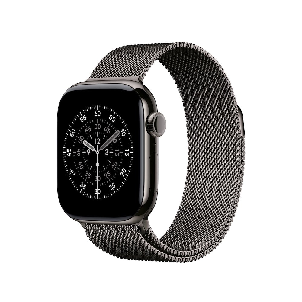 Apple Milanaise Armband Schiefer 42mm (Series 10/11) One Size (130-180 mm Umfang) Edelstahl