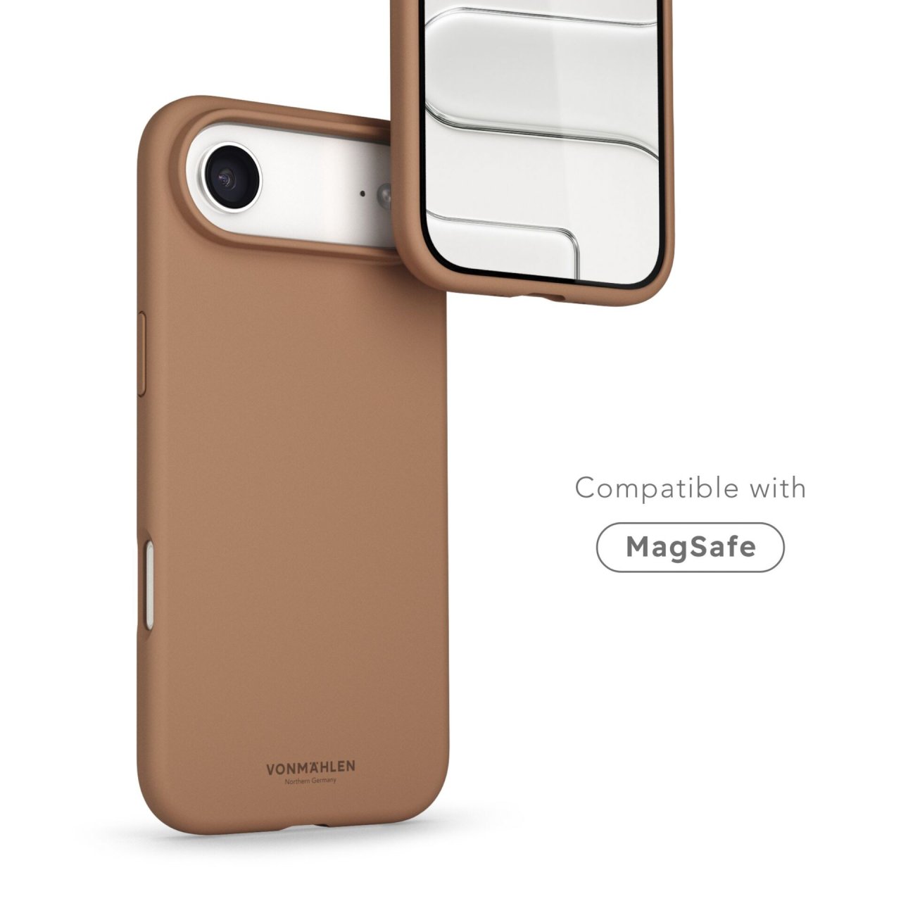 Vonmählen Soft Silikon Case für iPhone Air Dark Cream iPhone Air Silikon