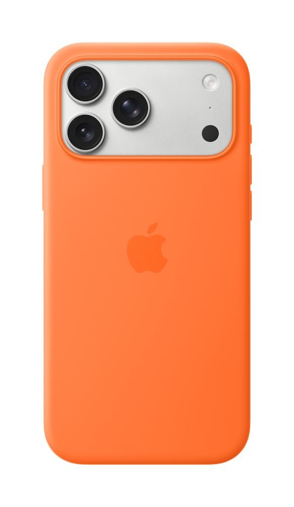 Apple iPhone 17 Pro Max Silikon Case mit MagSafe Orange iPhone 17 Pro Max Silikon