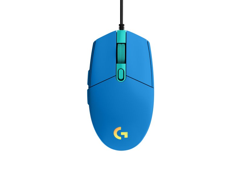 Logitech G203 Gamingmaus Blau USB-A Kabelgebunden