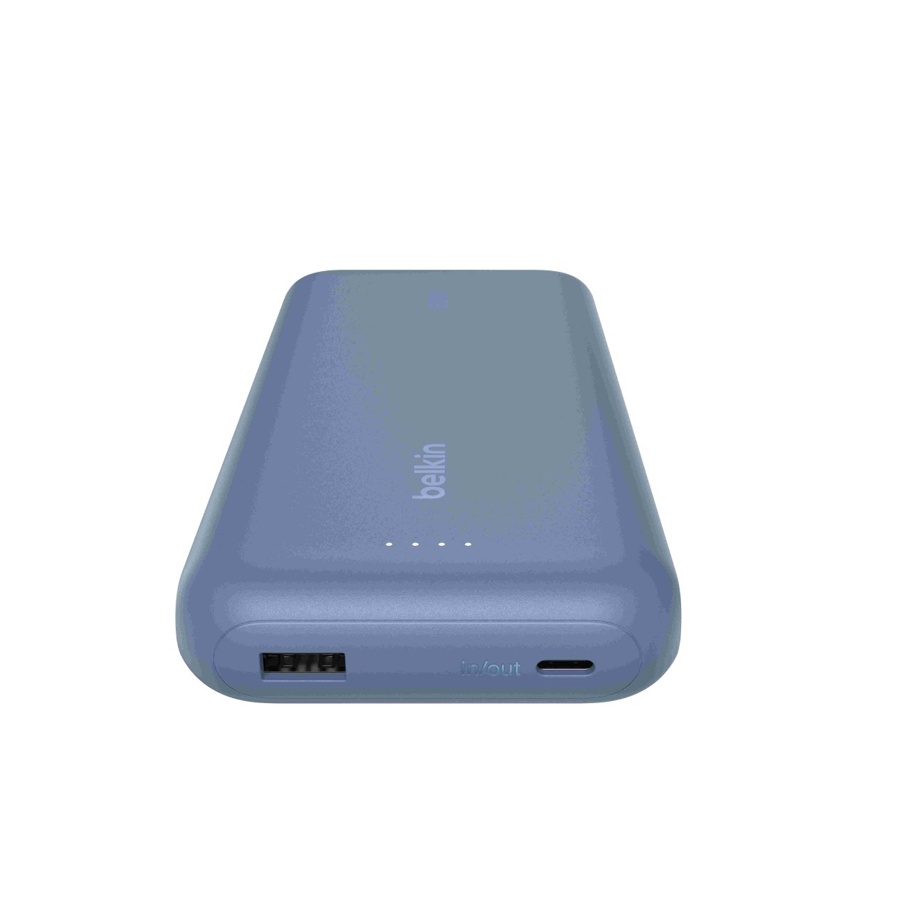Belkin Powerbank mit integriertem USB-C Kabel Blau USB-C 20.000mAh