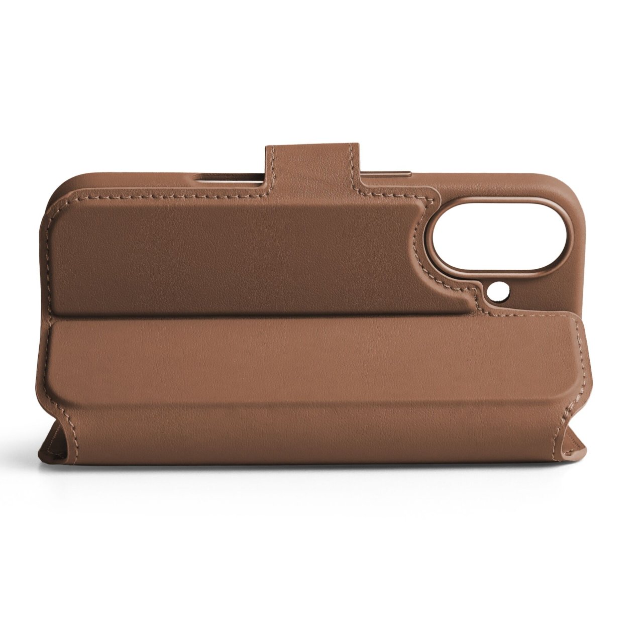 Vonmählen Vegan Leder Folio für iPhone 17 Braun iPhone 17 Lederimitat