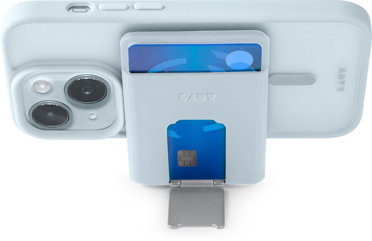 LAUT Flexi Prop MagSafe Stand Wallet für iPhone Hellblau iPhone 12 mini iPhone 12 Pro Max iPhone 13 mini iPhone 13 iPhone 13 Pro iPhone 13 Pro Max iPhone 12 iPhone 12 Pro iPhone 14 iPhone 14 Pro iPhone 14 Pro Max iPhone 14 Plus iPhone 15 iPhone 15 Plus iPhone 15 Pro iPhone 15 Pro Max iPhone 16 iPhone 16 Plus iPhone 16 Pro iPhone 16 Pro Max Silikon