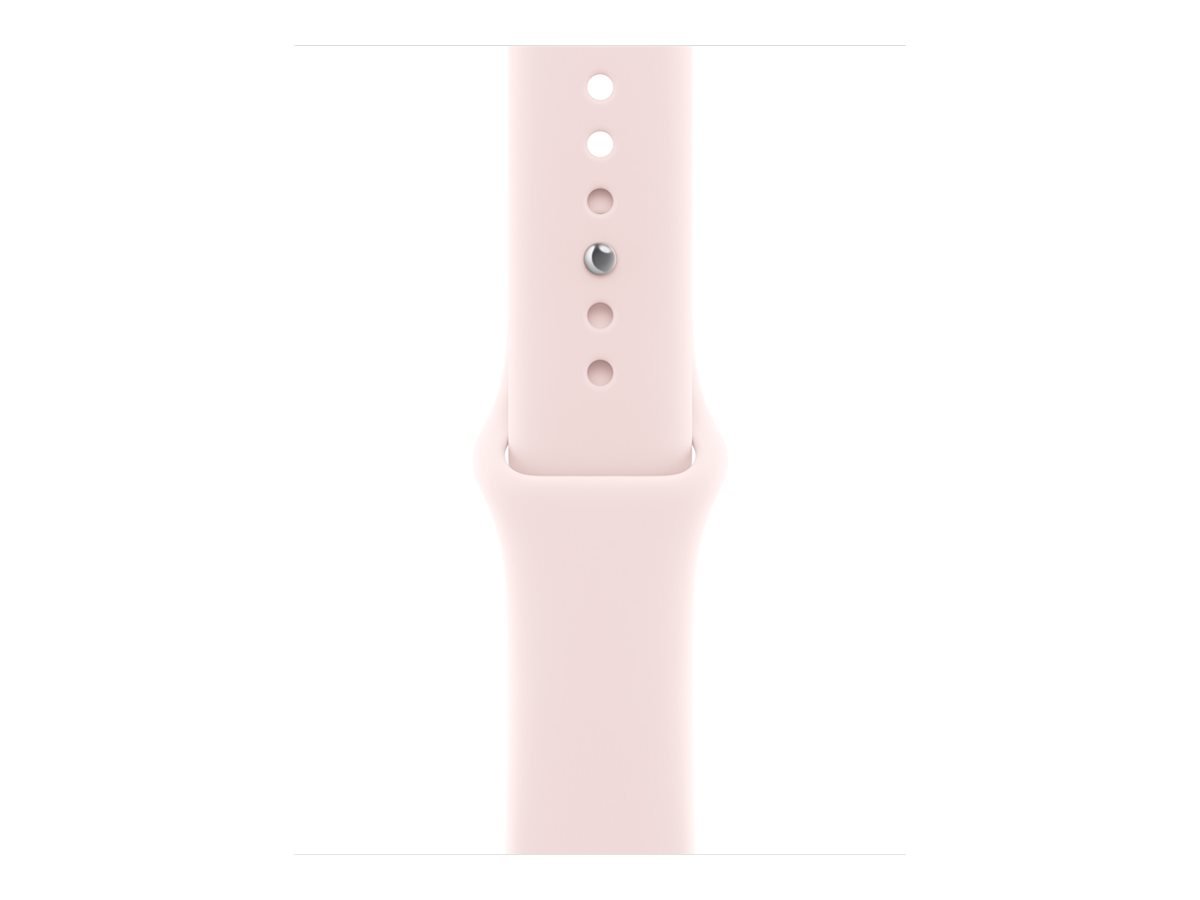 Apple Sportarmband Hellrosa 46mm M/L (160-210 mm Umfang) Fluoroelastomer