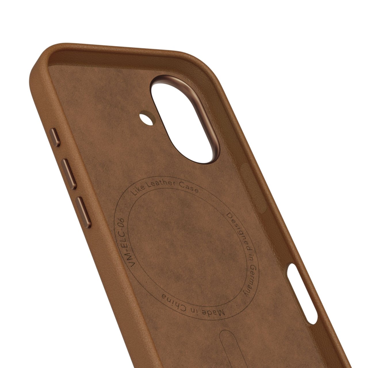 Vonmählen Vegan Leder Case für iPhone 17 Braun iPhone 17 Lederimitat