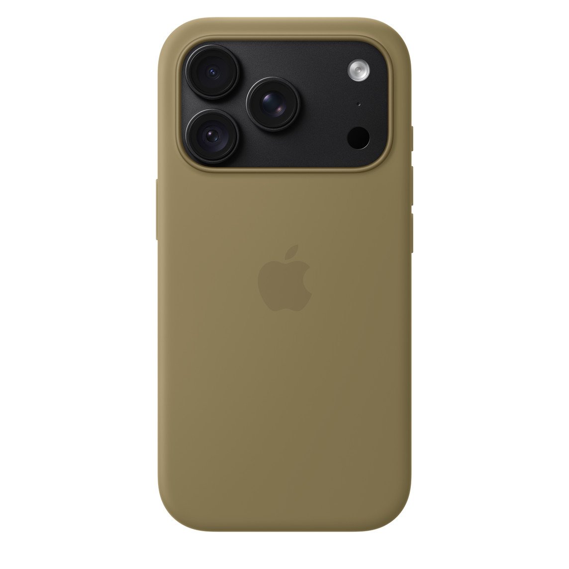 Apple iPhone 18 Pro Silikon Case mit MagSafe Oliv iPhone 18 Pro