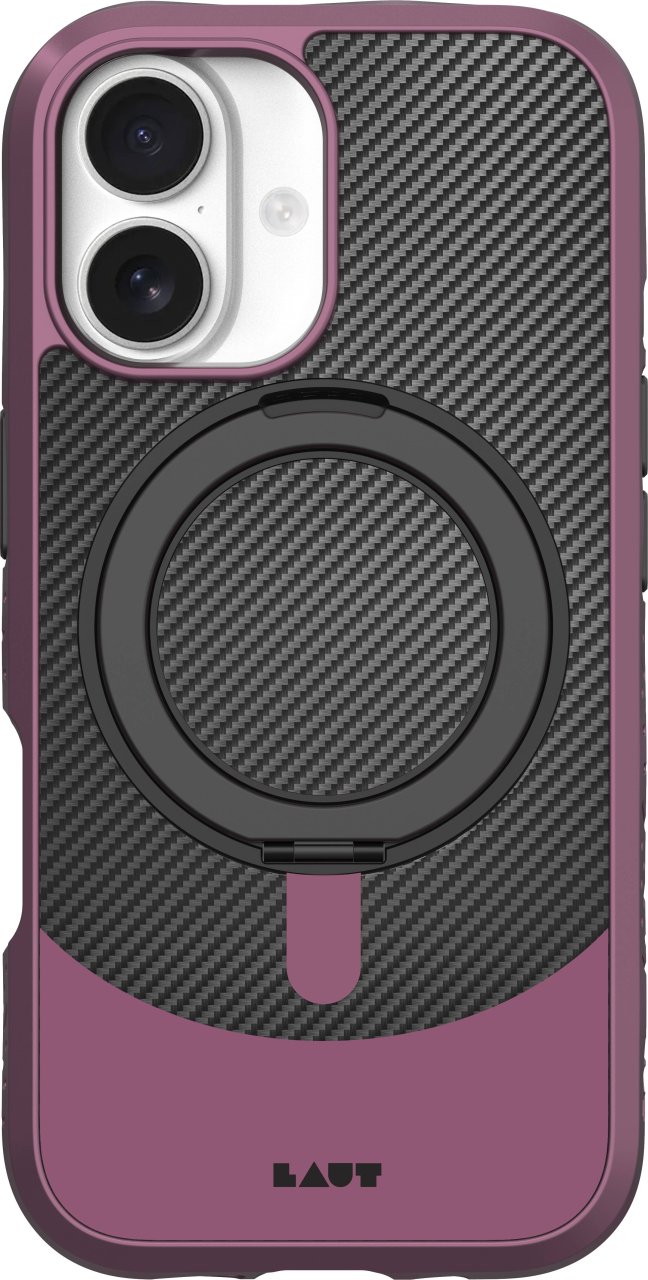 LAUT Carbon Matter Case für iPhone 17 Weinrot iPhone 17 Kunststoff