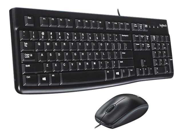 Logitech Desktop MK120 Combo Schwarz Niederländisch Kabelgebunden