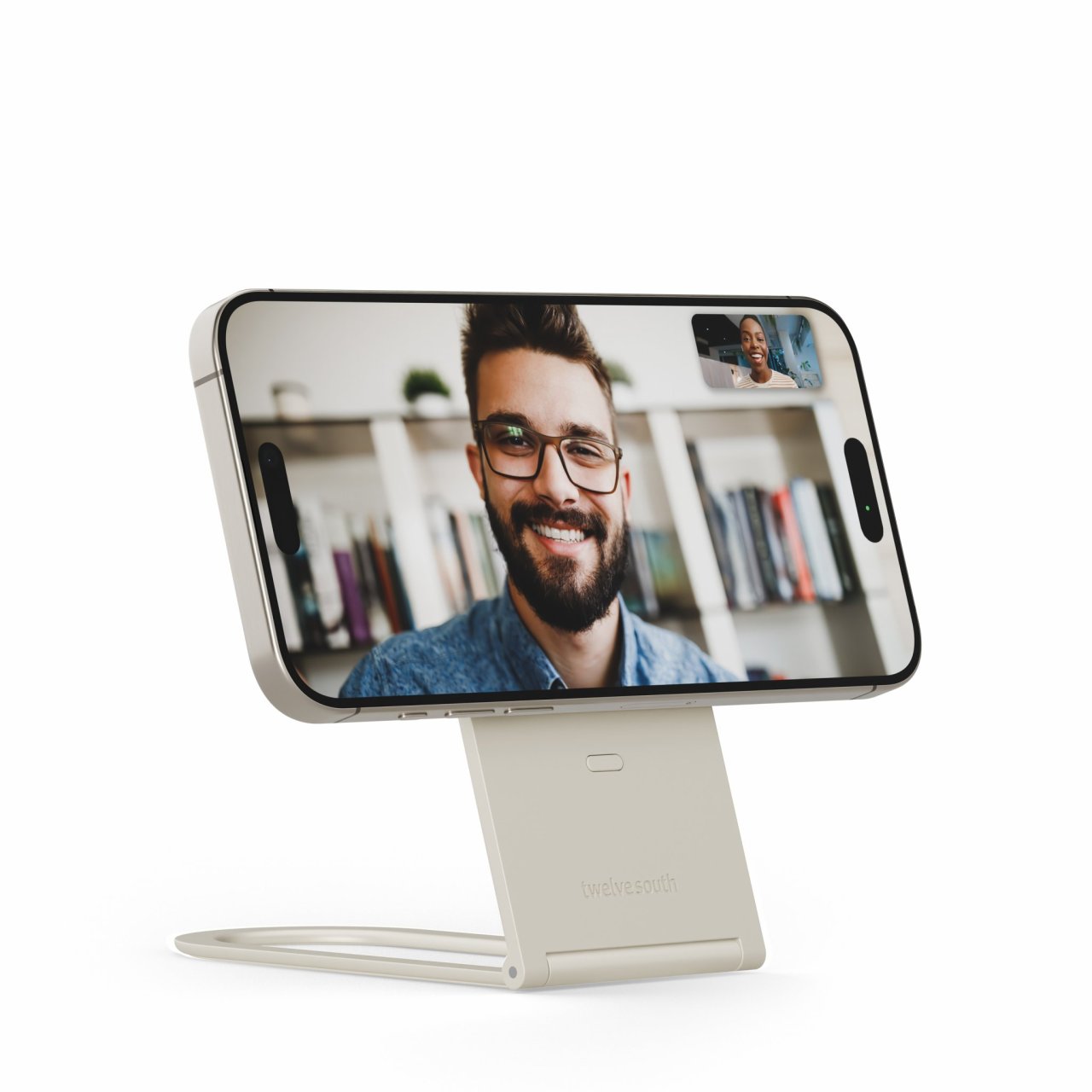 Twelve South Curve Nano klappbare Handyhalterung Dune Smartphone Beige