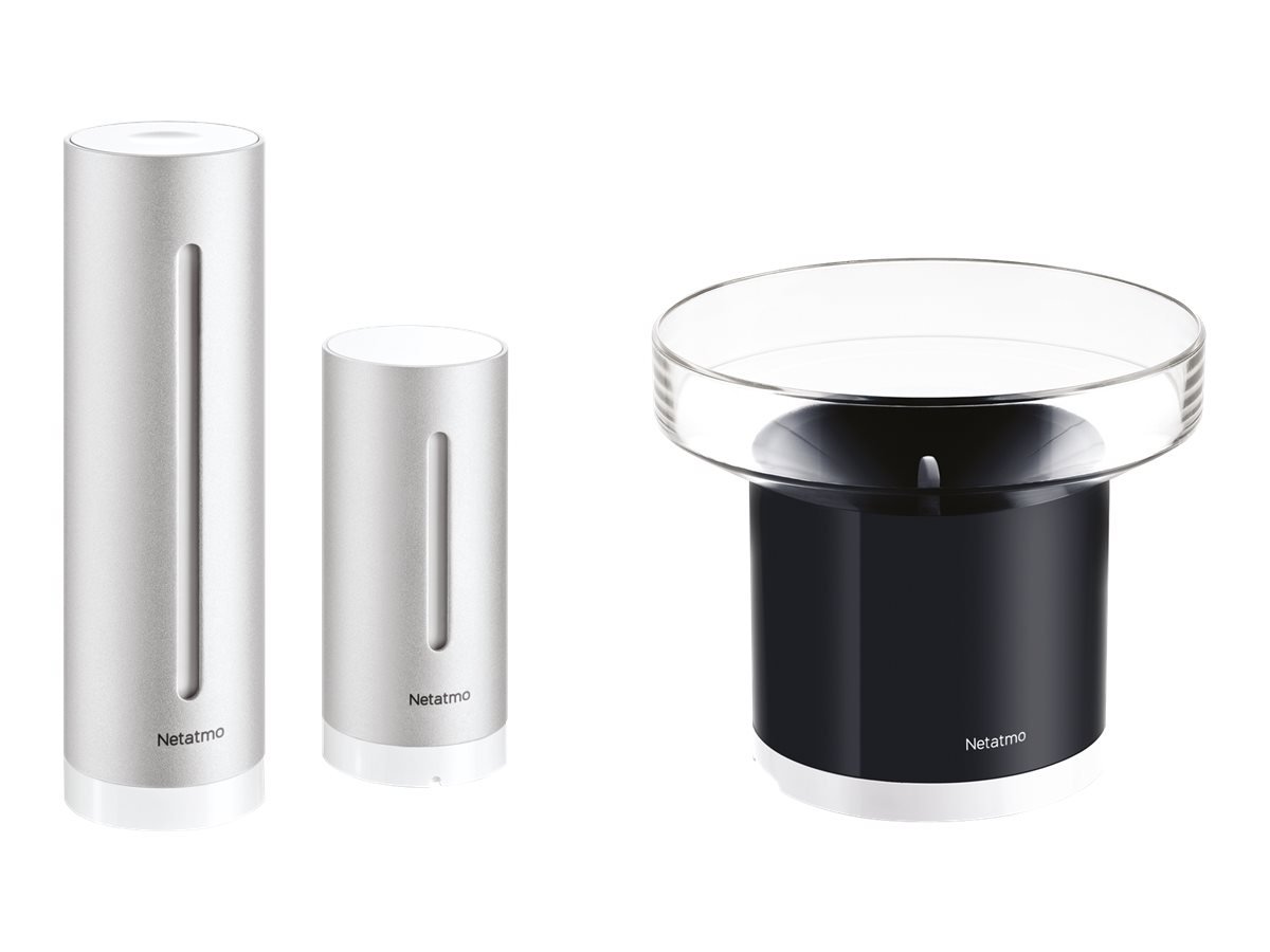 Netatmo Set mit Wetterstation und Regenmesser