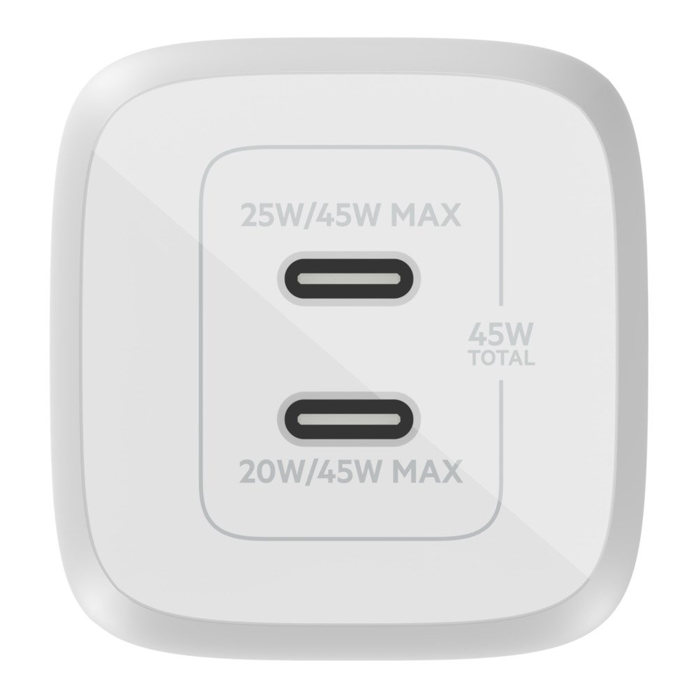 Belkin GaN Power Adapter 45 W Weiß USB-C 45W
