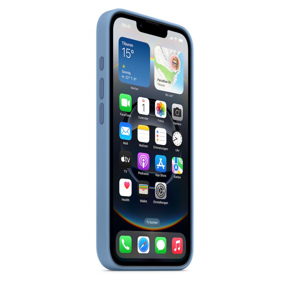 Apple iPhone 16e Silikon Case Winterblau iPhone 16e Silikon