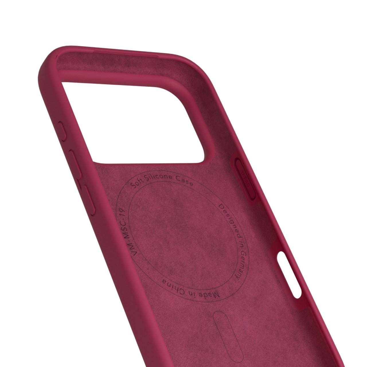 Vonmählen Soft Silikon Case für iPhone 17 Pro Dark Red iPhone 17 Pro Silikon