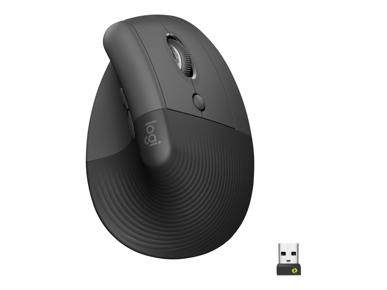 Logitech Lift for Business Graphitschwarz Kabellos via USB-Empfänger